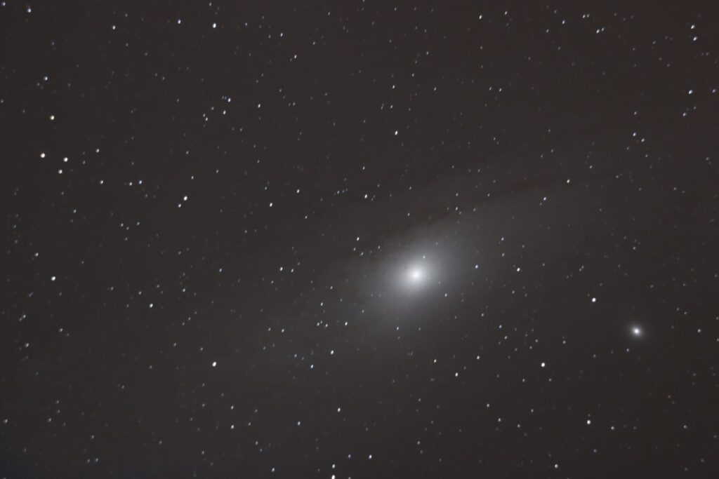 Allereerste astrofoto van M31 Andromeda