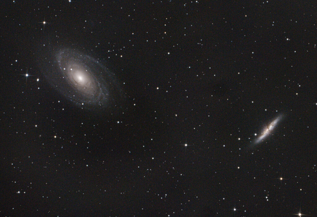 M81, Bode's galaxy en M82
