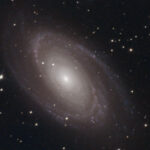 M81 Bodes galaxy, ingezoomd